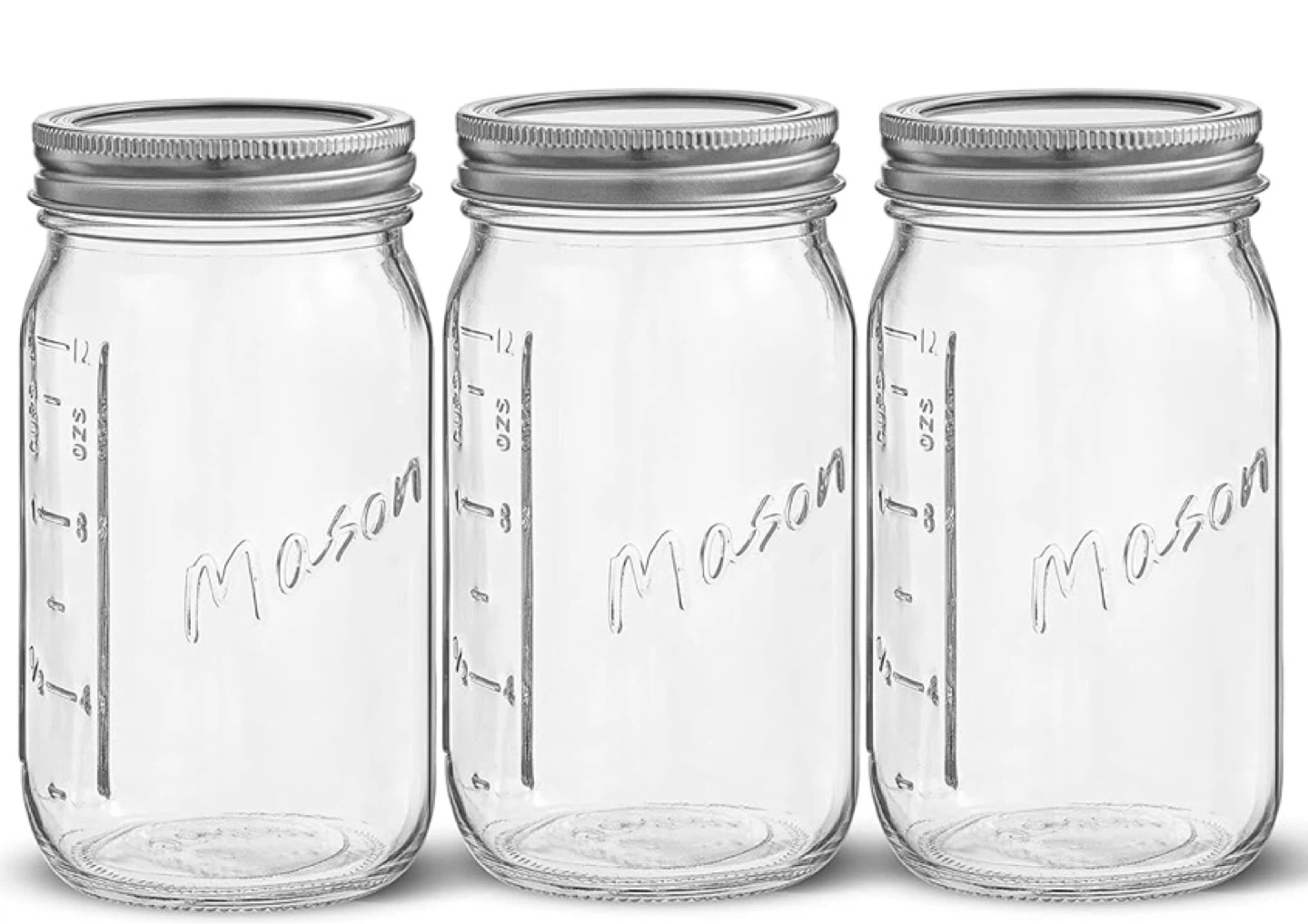 Mason Jar Set- 6 pack