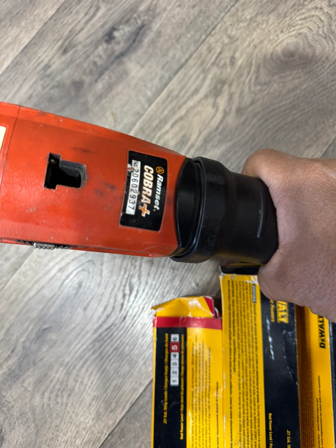 Ramset Cobra Plus Powder Actuated Tool & DeWalt Loads