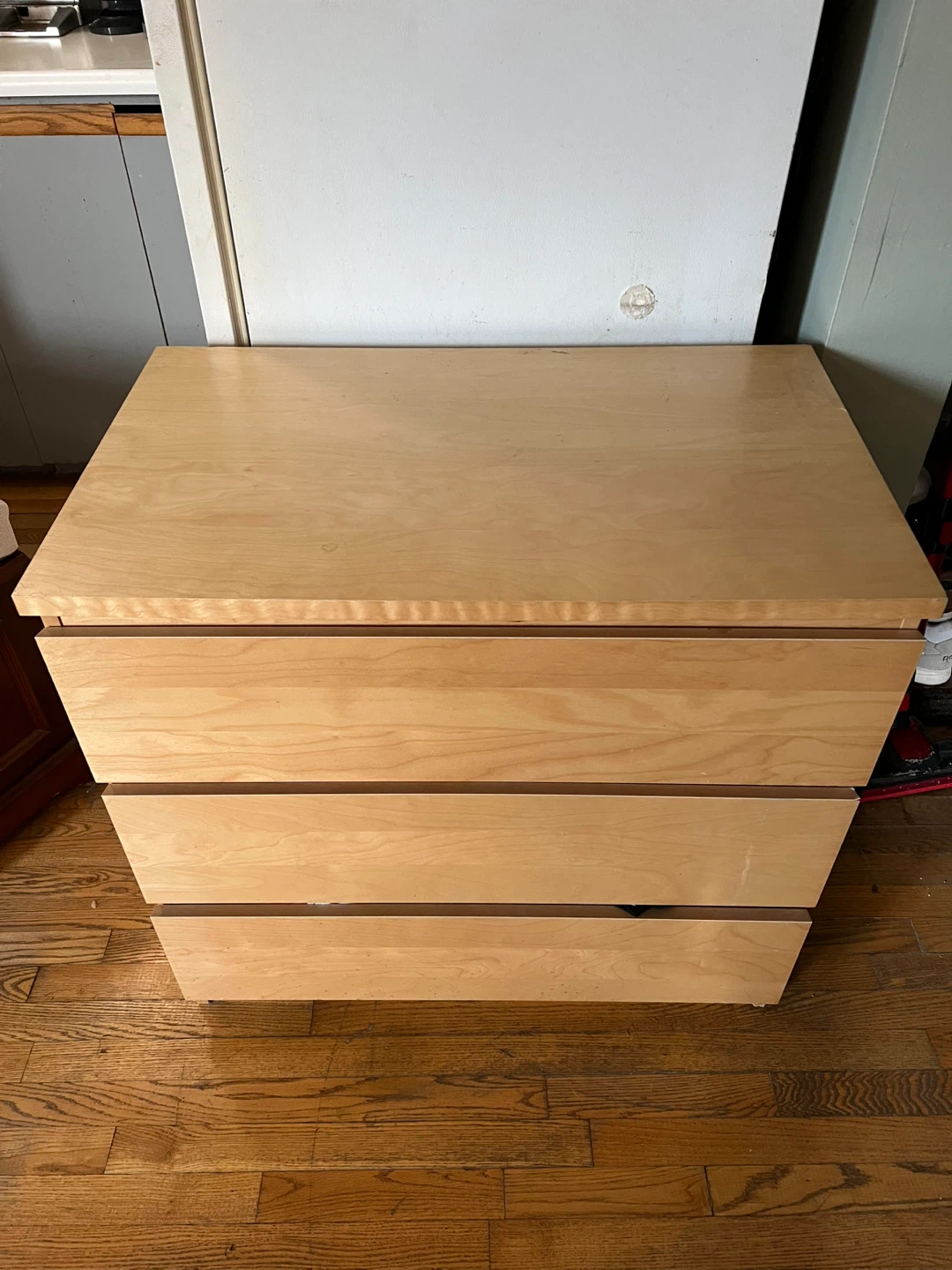 IKEA Light Wood 3-Drawer Dresser - photo 2