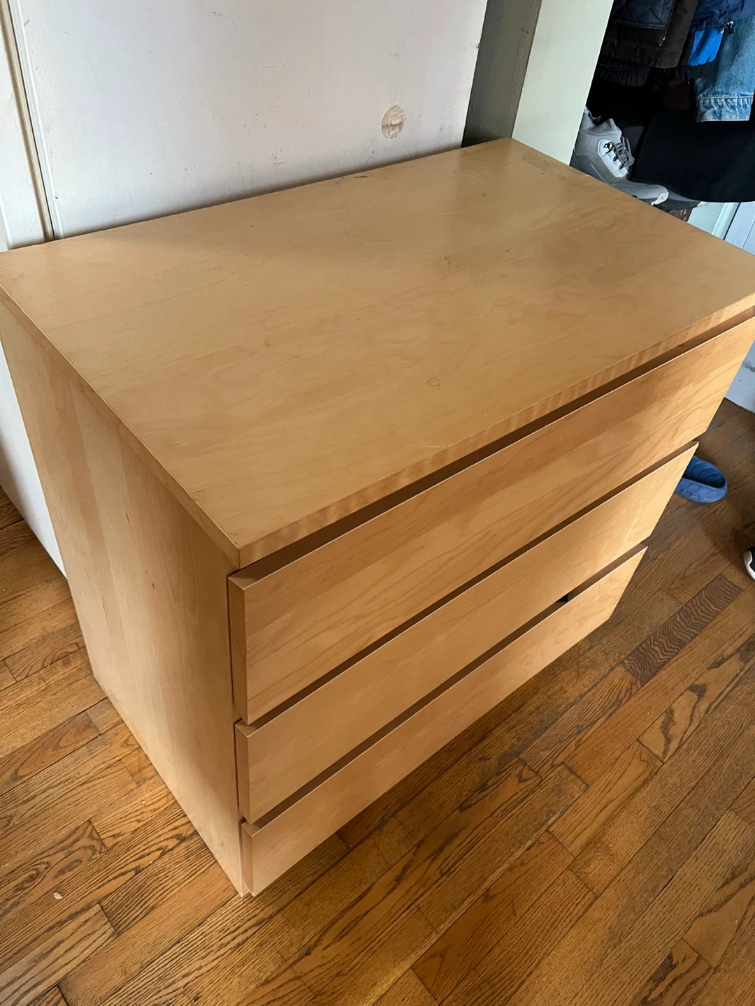 IKEA Light Wood 3-Drawer Dresser - photo 3