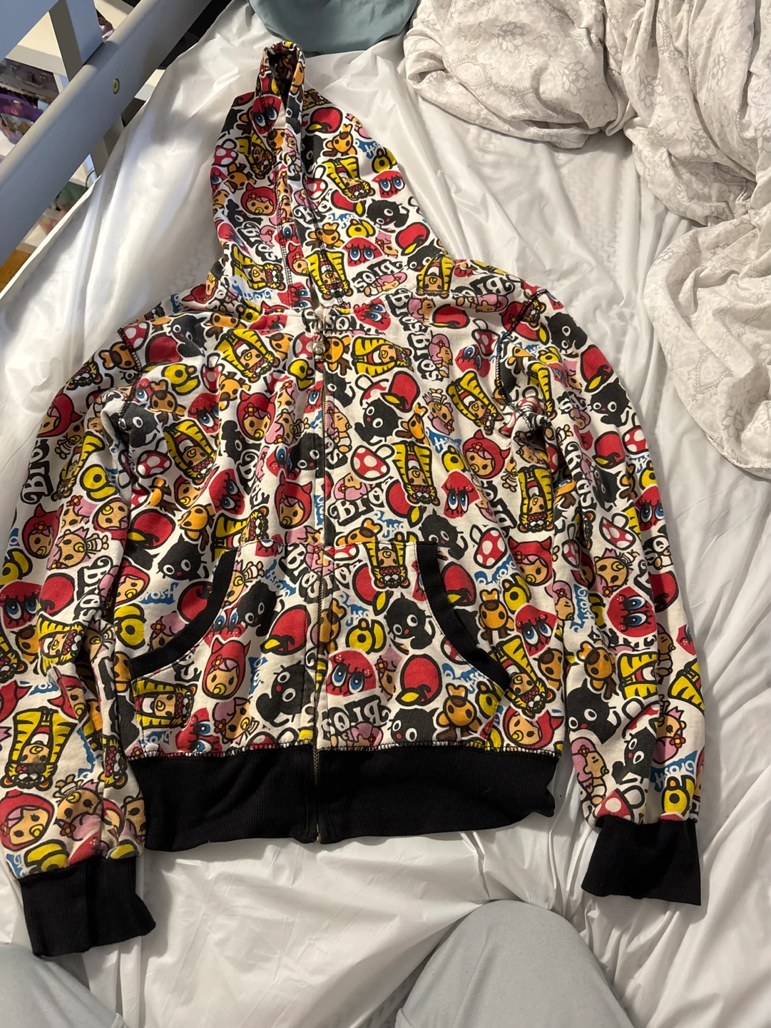 Baby Milo All Over Print Zip Up Hoodie