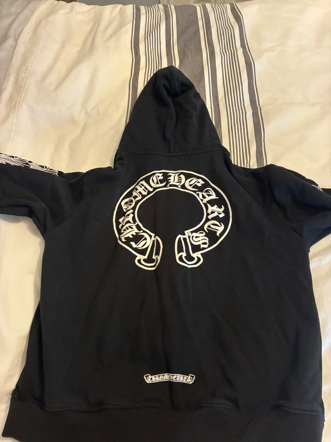 Chrome Hearts Black Zip-Up Hoodie