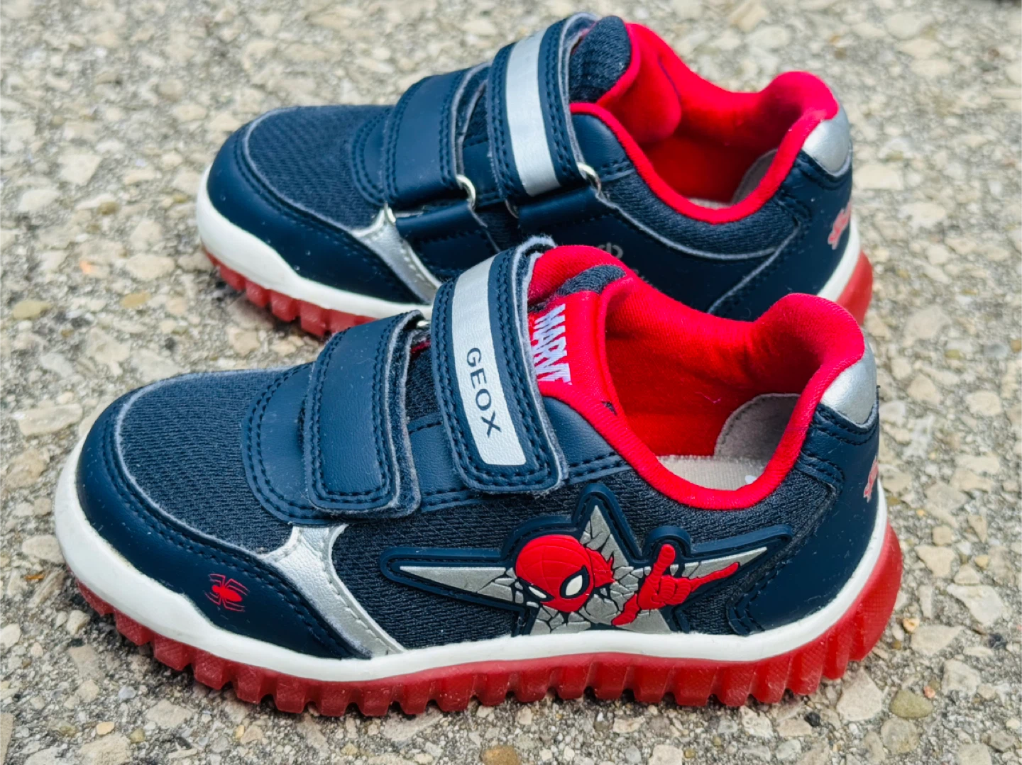 Geox Spiderman Running Shoes - Toddler Size 8 - photo 2