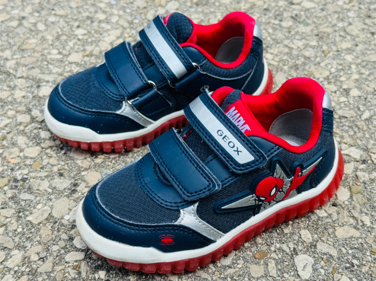 Geox Spiderman Running Shoes - Toddler Size 8