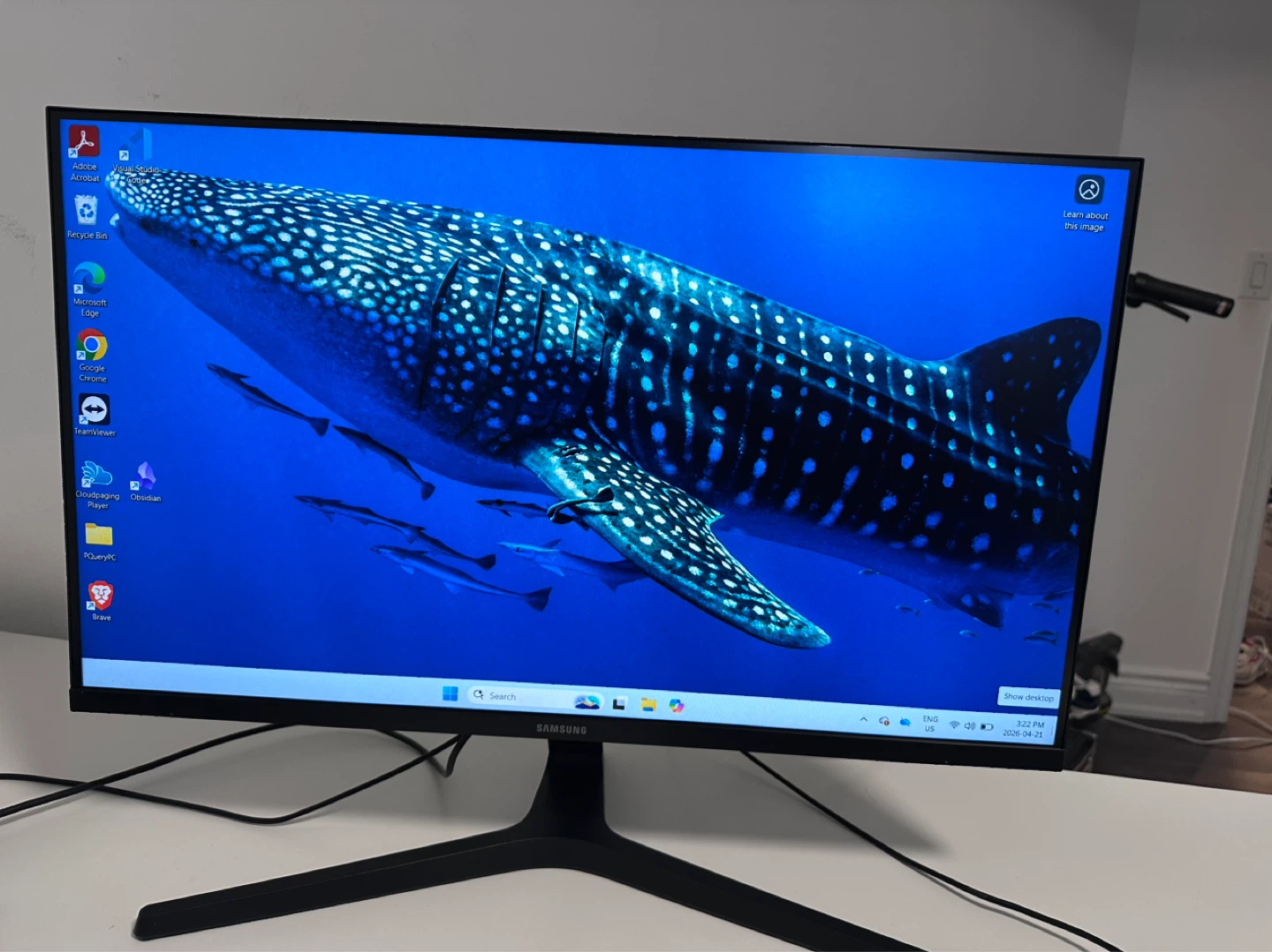 Samsung 27” Monitor – Model S27R356FHN - photo 2