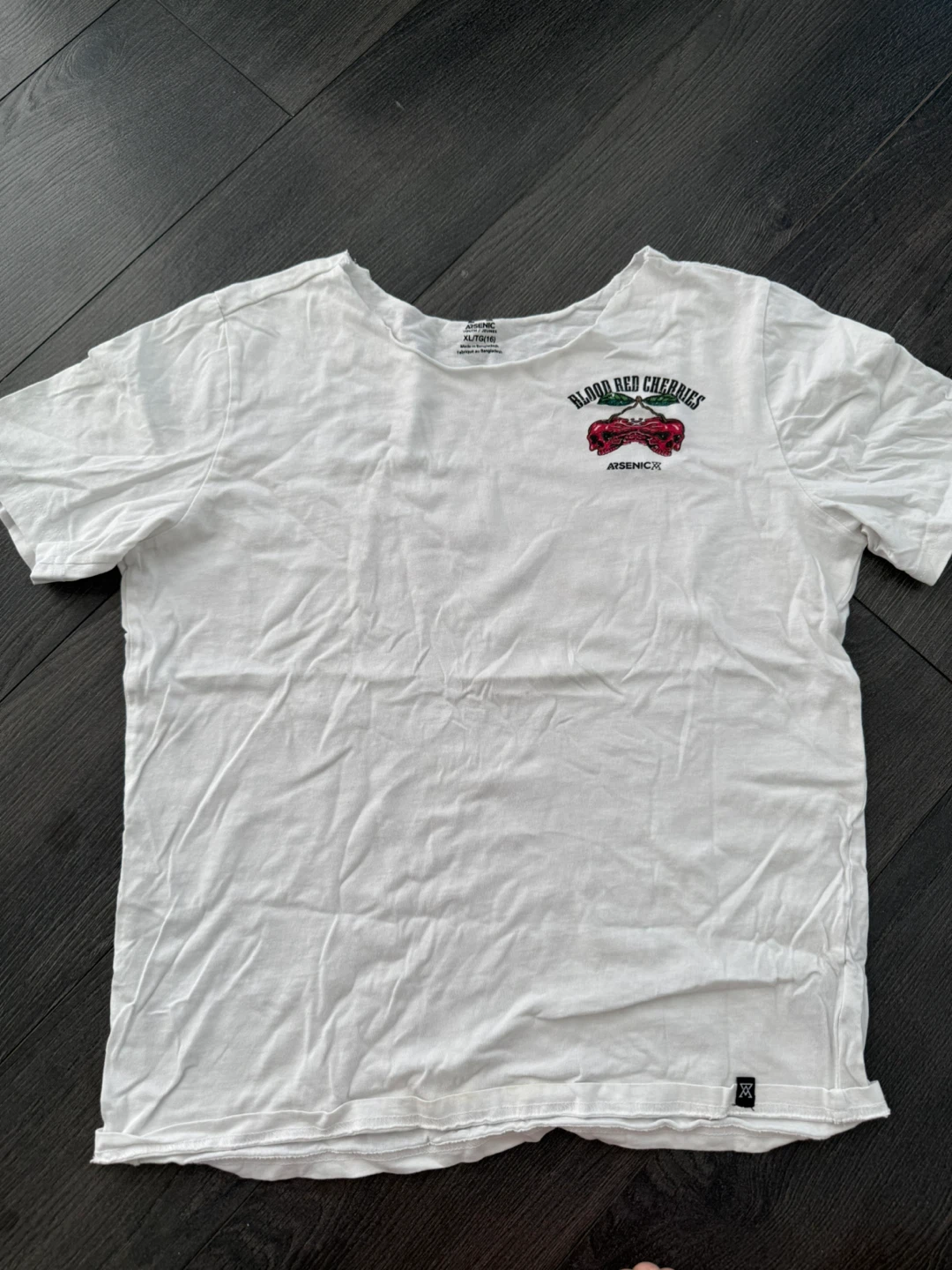 White Blood Red Cherries T-Shirt