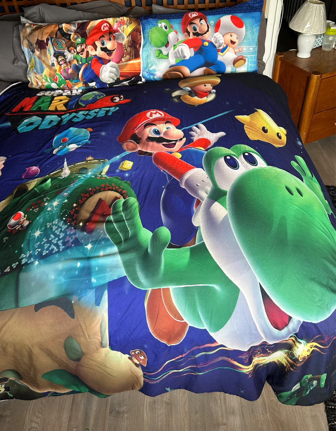 Super Mario Odyssey Duvet Cover Set