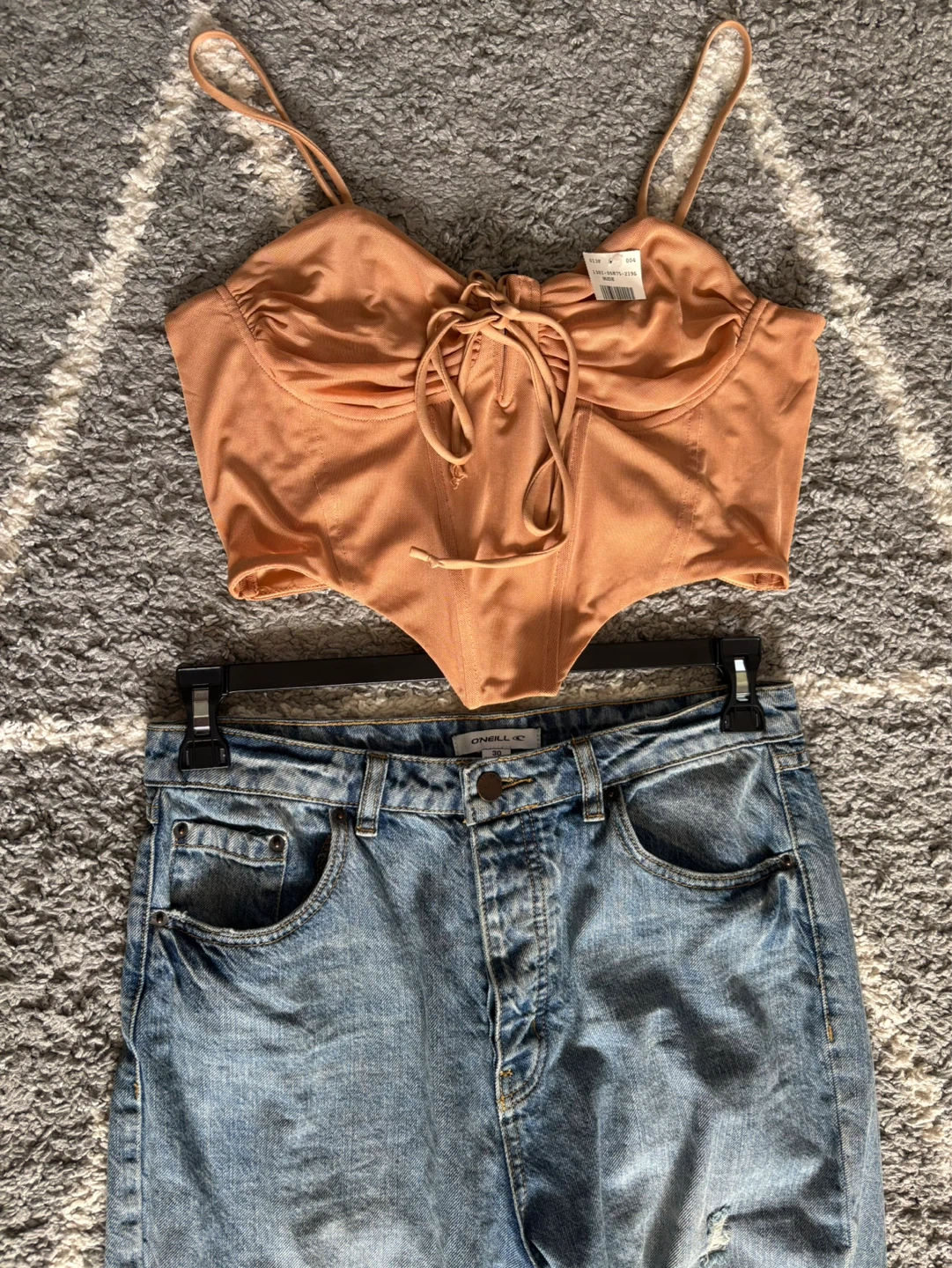 Orange Corset Top and O'Neill Jeans - photo 3