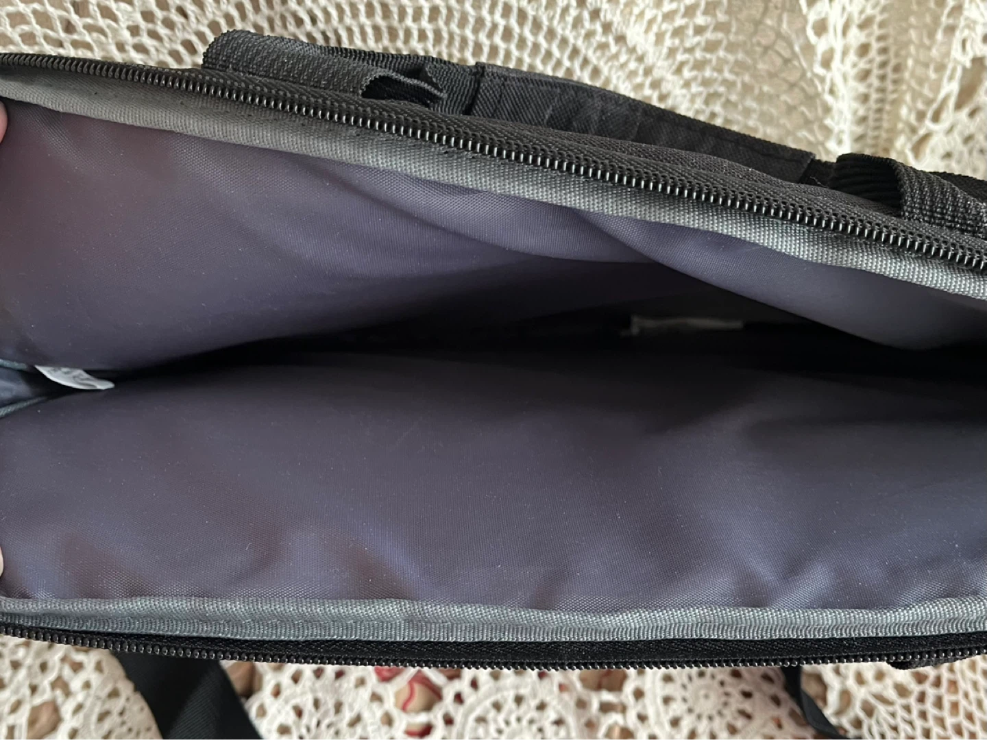 Black Laptop Bag with Shoulder Strap, new condition - photo 5