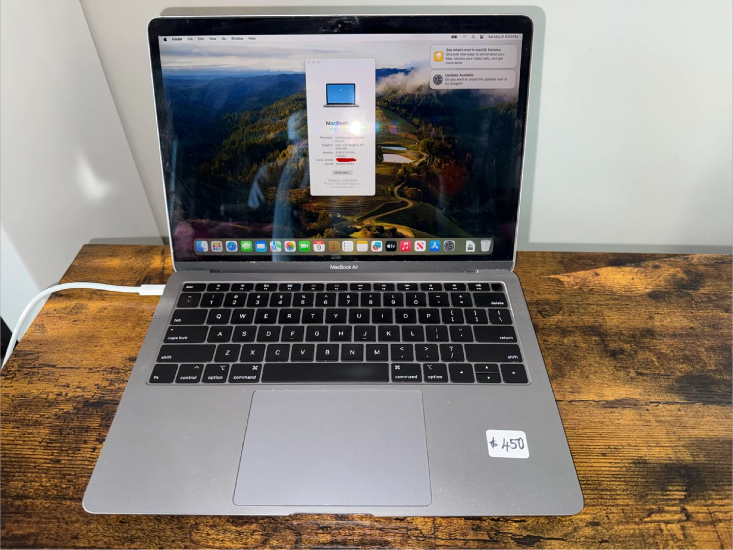 Apple 2019 Macbook Air 13 inch I5/8GB Ram/128GB - Space Grey - photo 2