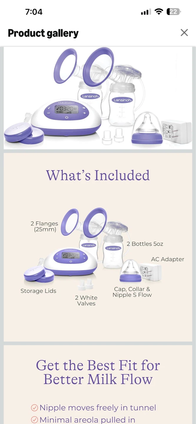 NEW OPENED BOX- Lansinoh Signature Pro Breast Pump - photo 2