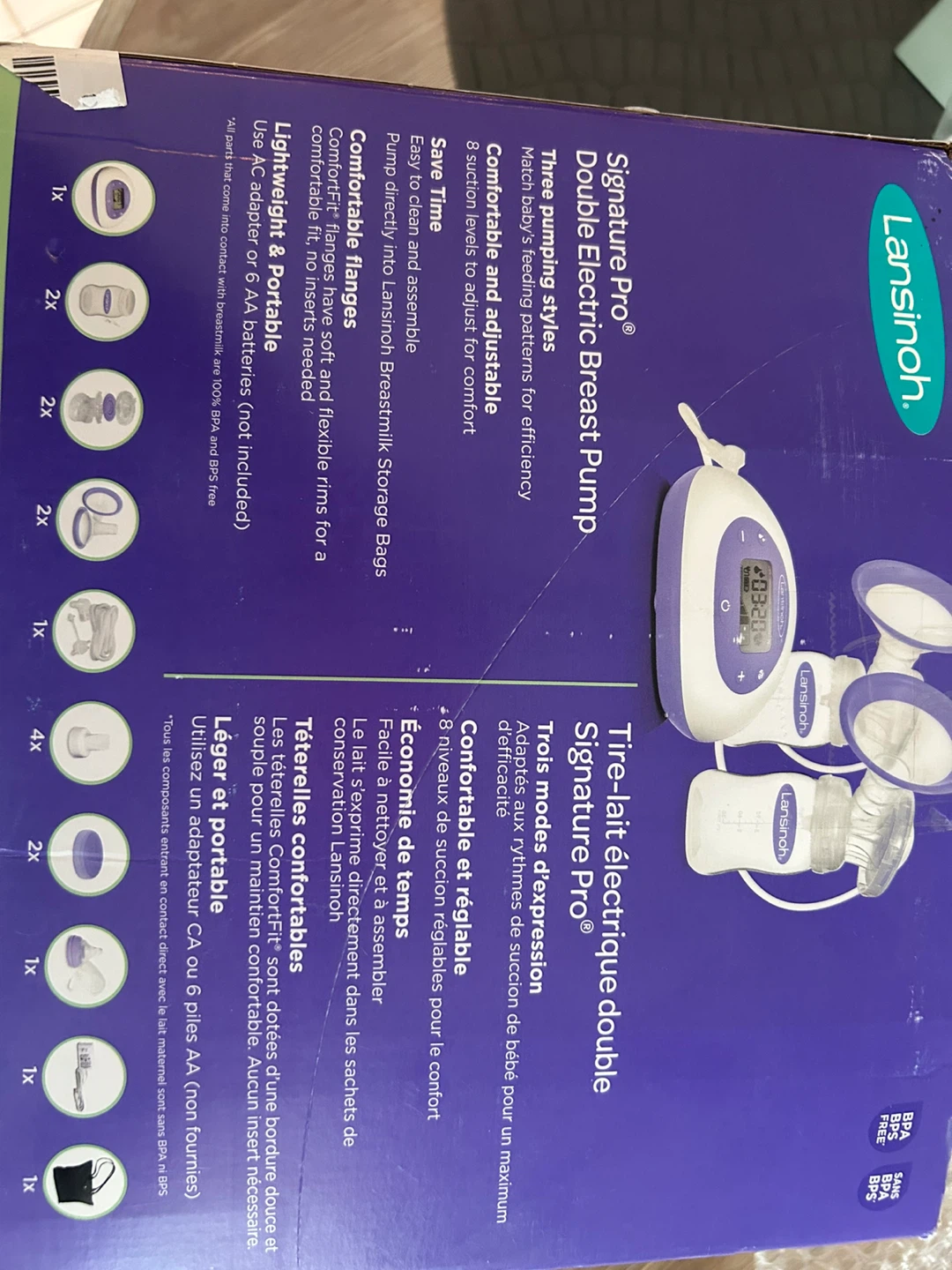 NEW OPENED BOX- Lansinoh Signature Pro Breast Pump - photo 5