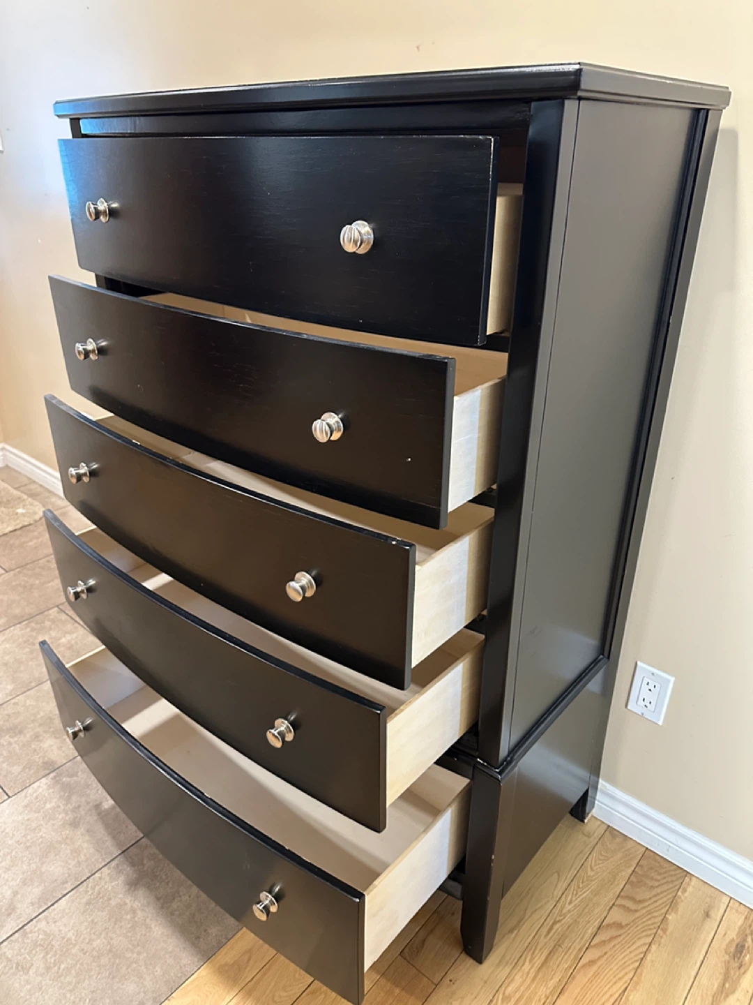 Raymour & Flanigan Tallboy Wood Dresser (CAN DELIVER) - photo 4