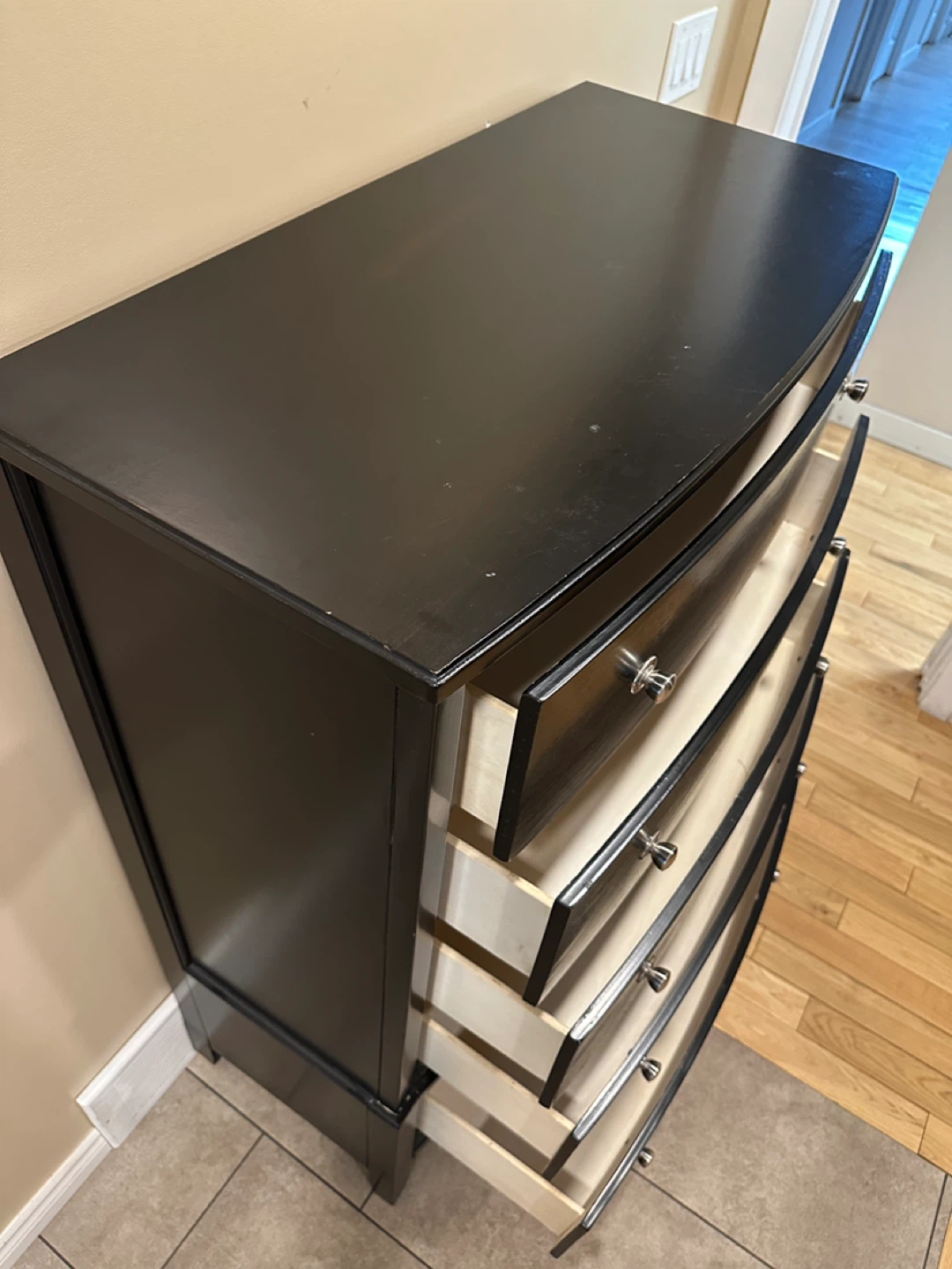Raymour & Flanigan Tallboy Wood Dresser (CAN DELIVER) - photo 5