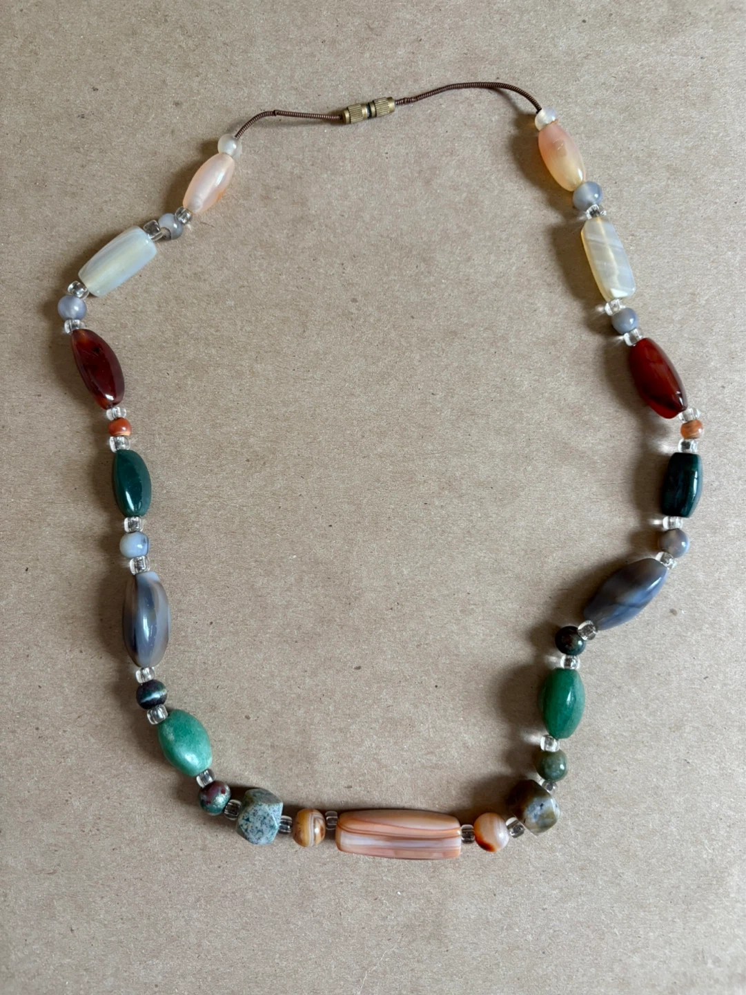 Assorted Stone Bead Necklace
