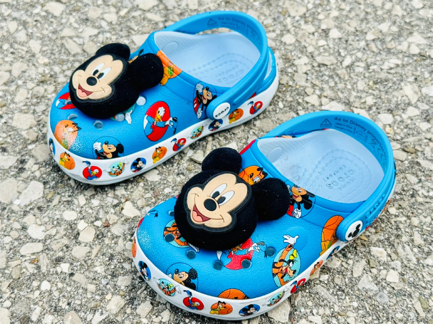 Kids' Blue Disney Mickey Mouse Crocs Size C8