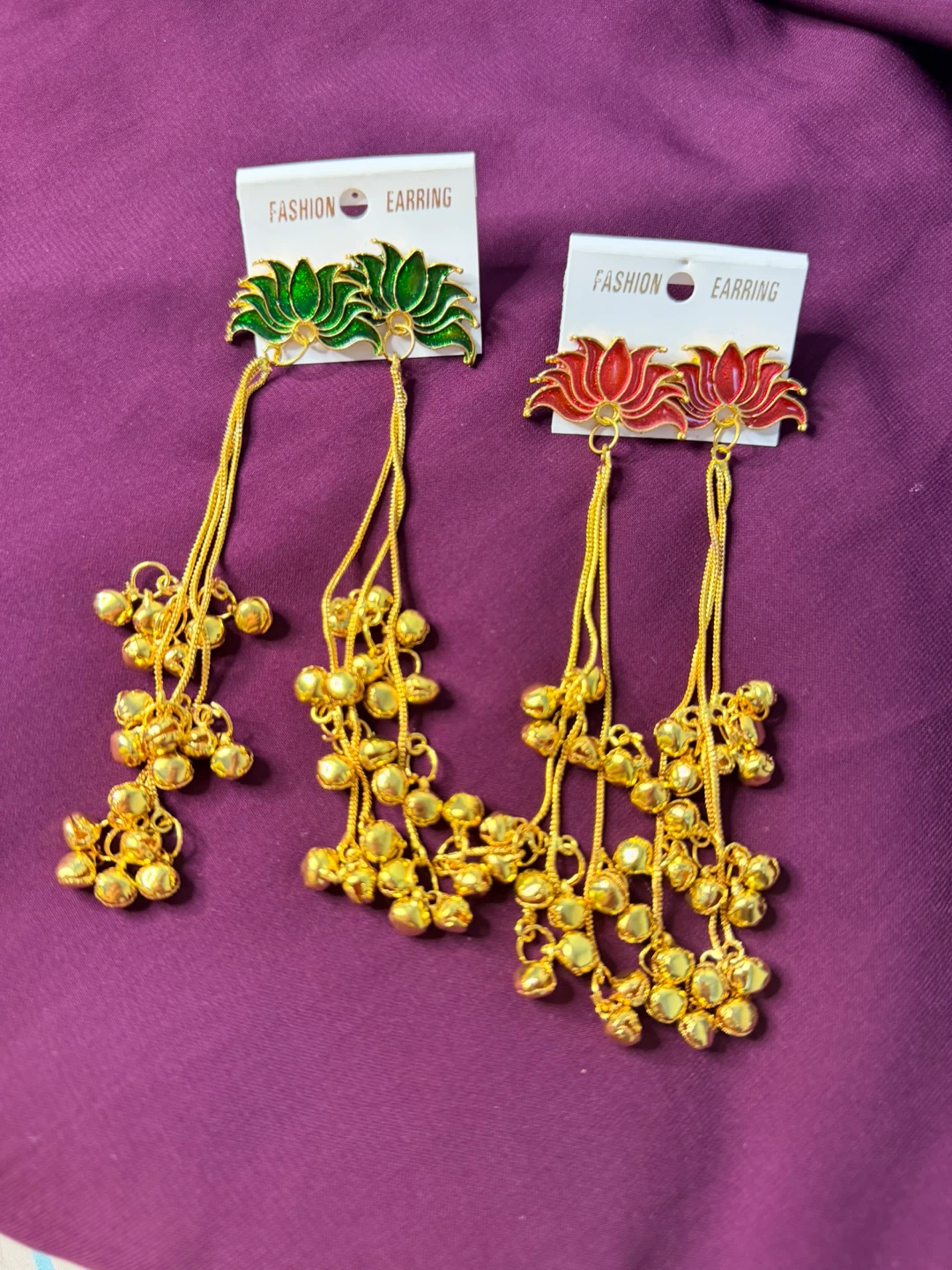 Lotus Fashion Earrings
