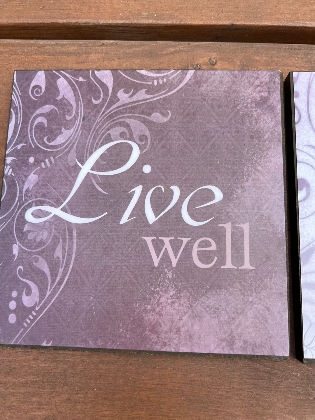 Set of 3 Inspirational Wall Art Squares - photo 2