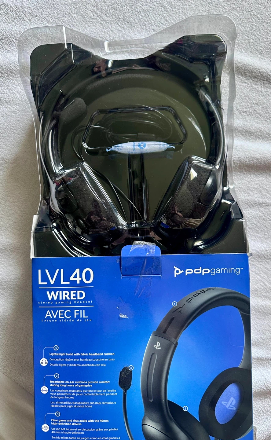PDP LVL40 Wired Stereo Gaming Headset for PS4 - photo 4