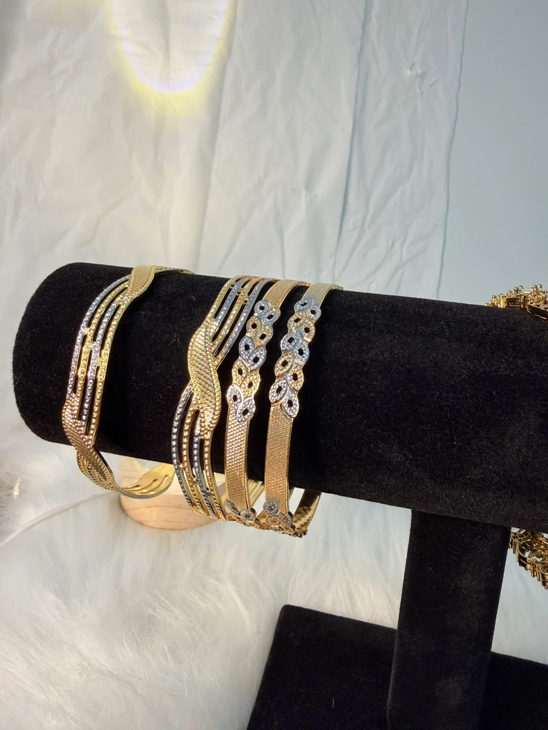 Assorted Bangles - Gold & Rose Gold Tones - photo 2