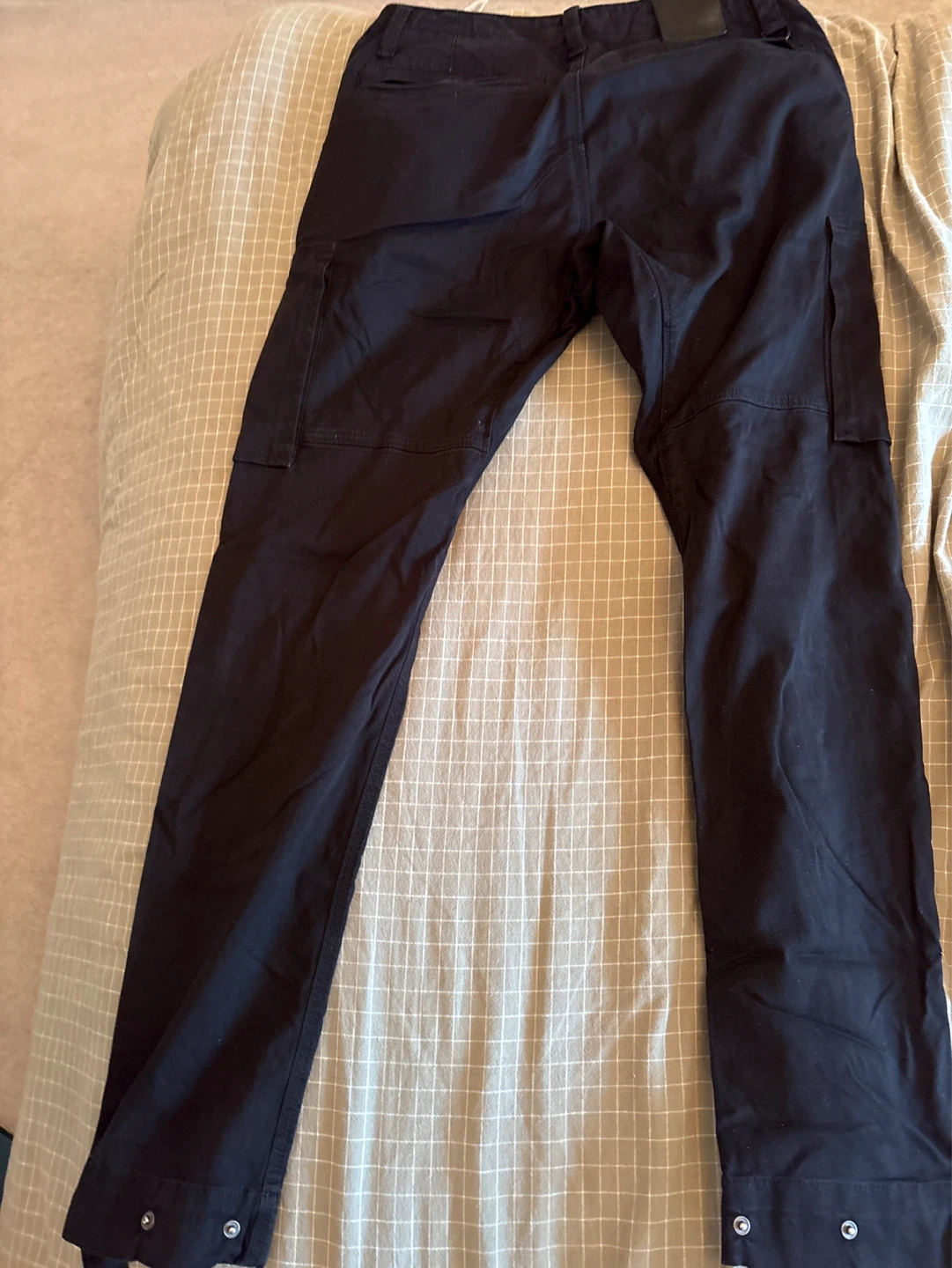 Rivet Cargo Pants Black Men's Size 32 - photo 2