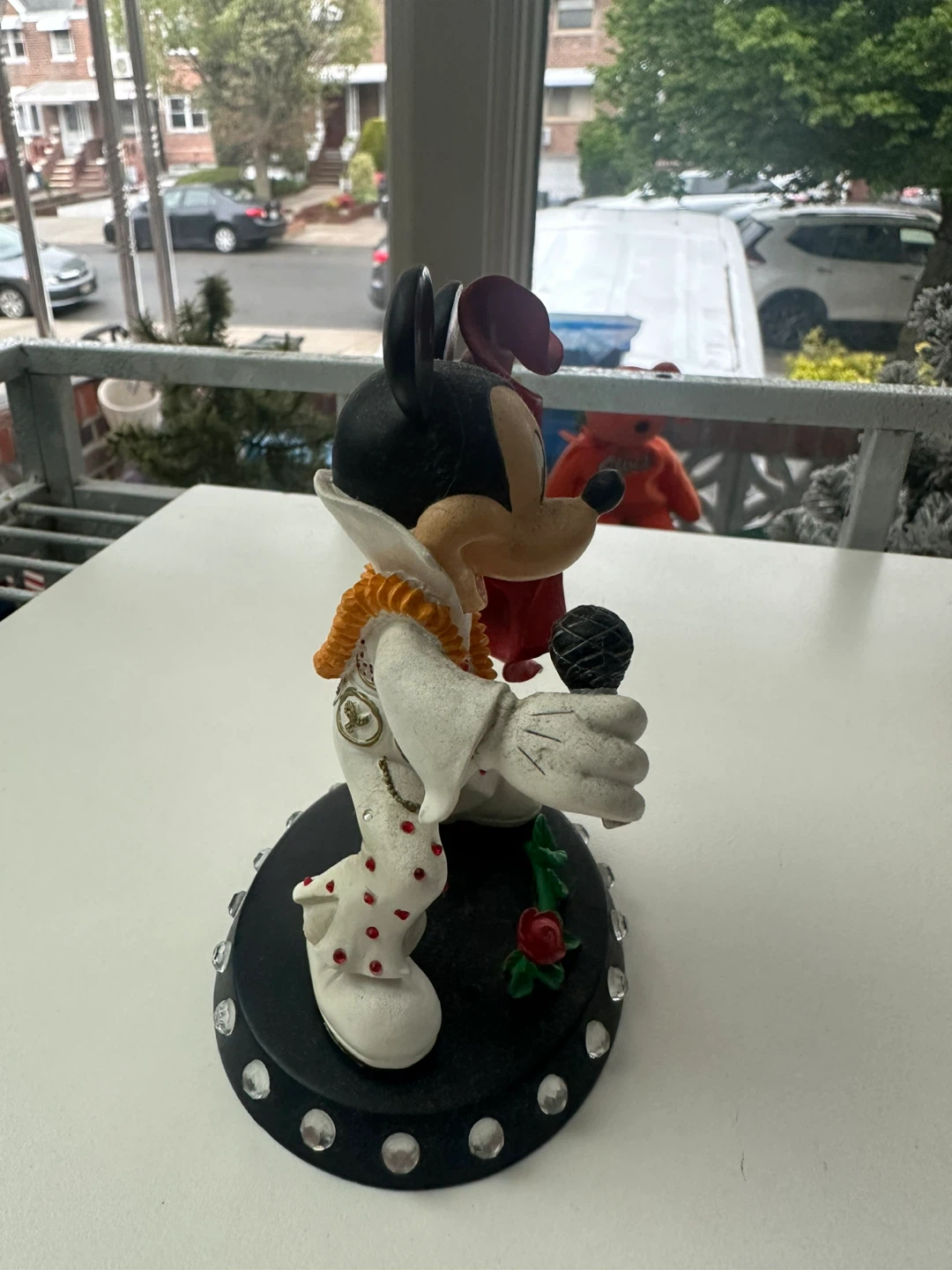 Disney Mickey Mouse Jumpsuit Salute Tribute Figurine - photo 4