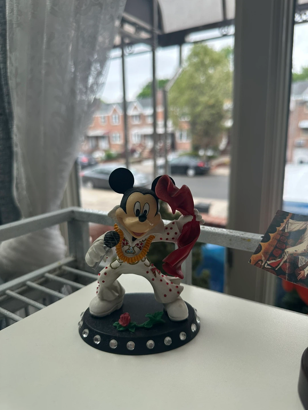Disney Mickey Mouse Jumpsuit Salute Tribute Figurine