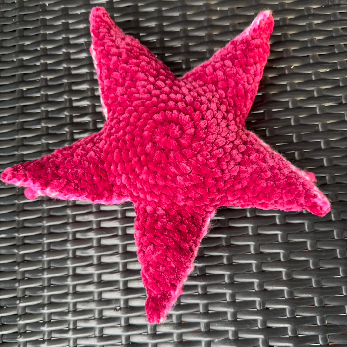 Handmade Crochet Starfish Emotional Support Fidget Toy - photo 3