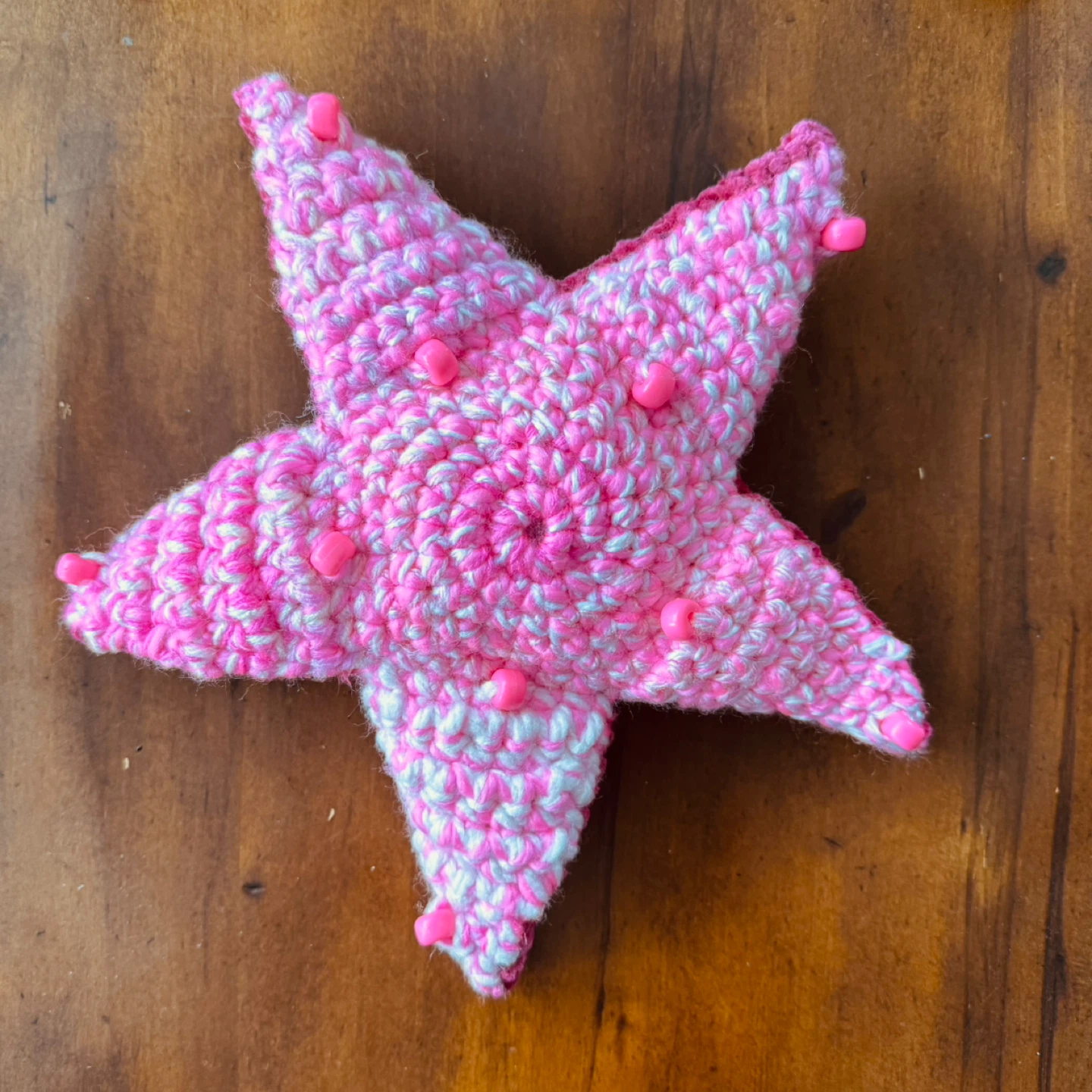 Handmade Crochet Starfish Emotional Support Fidget Toy - photo 4