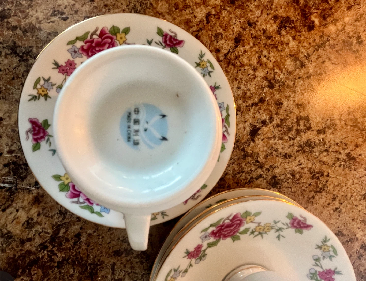 Set of 2 Teacups and Saucers - photo 5