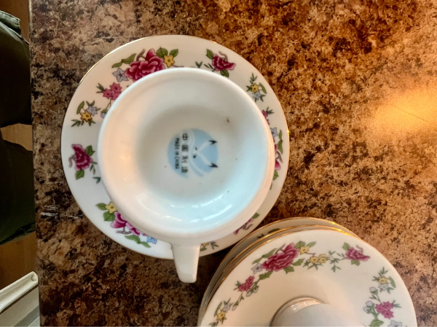 Set of 2 Teacups and Saucers - photo 3