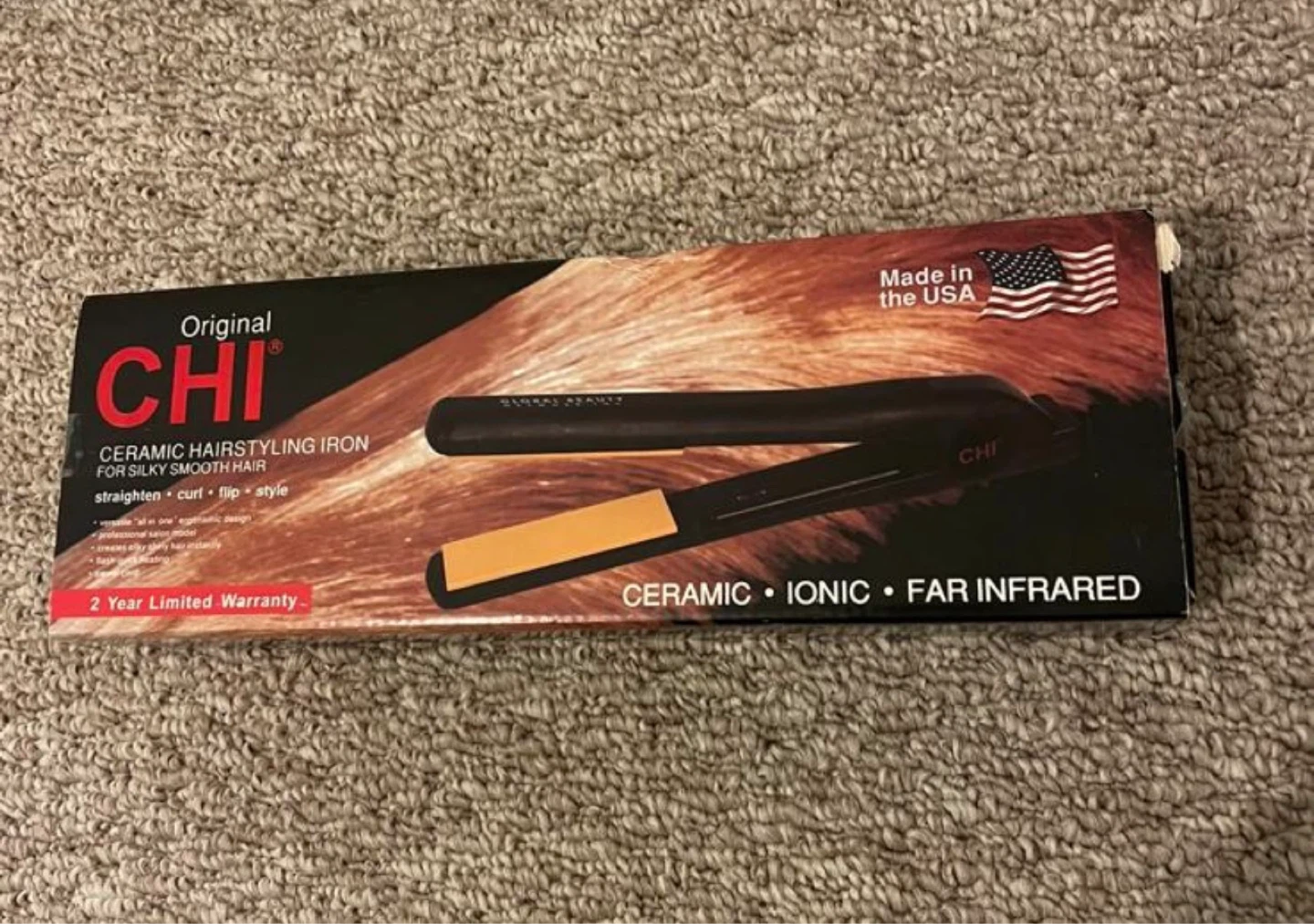 Original CHI Ceramic Hairstyling Iron for Silky Smooth Hair