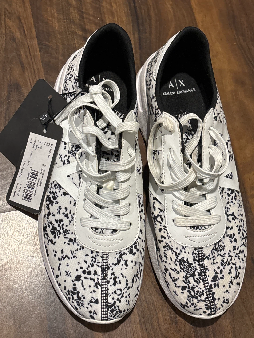Armani Exchange Women's Sneakers - White/Black - photo 2