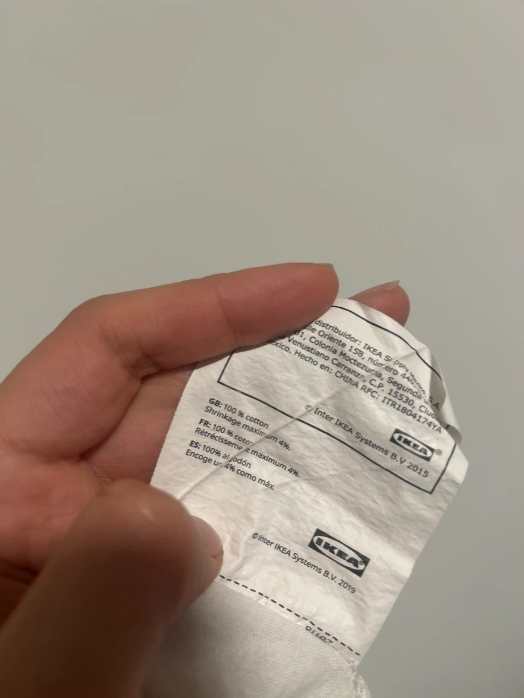 IKEA FÄRGMARA white fitted cotton sheet queen size - photo 3