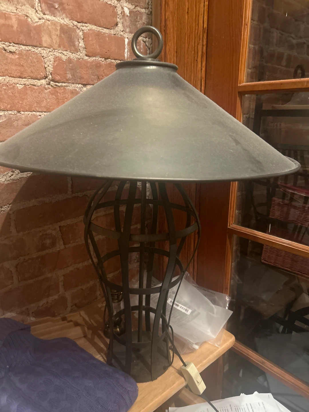 Vintage Industrial Metal Table Lamp