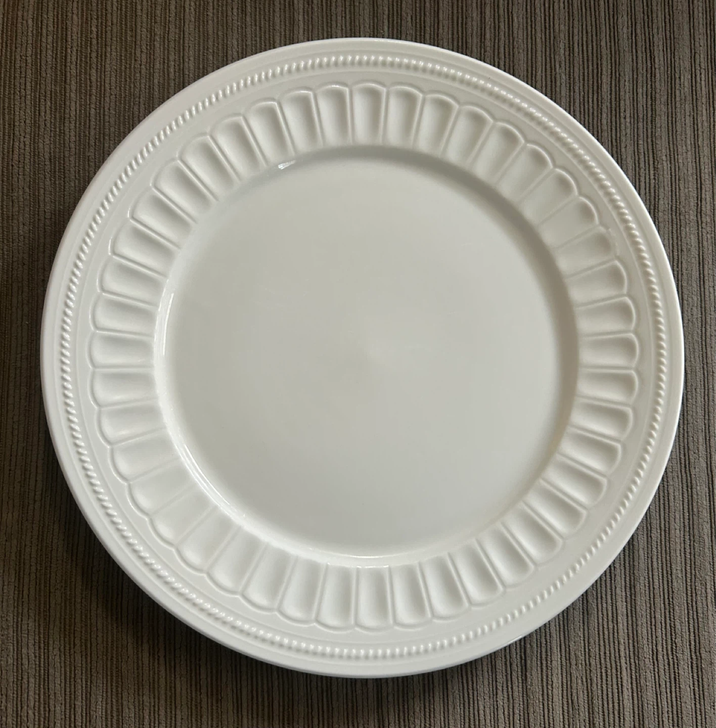Set of 2 Zara Home White Dinner Plates