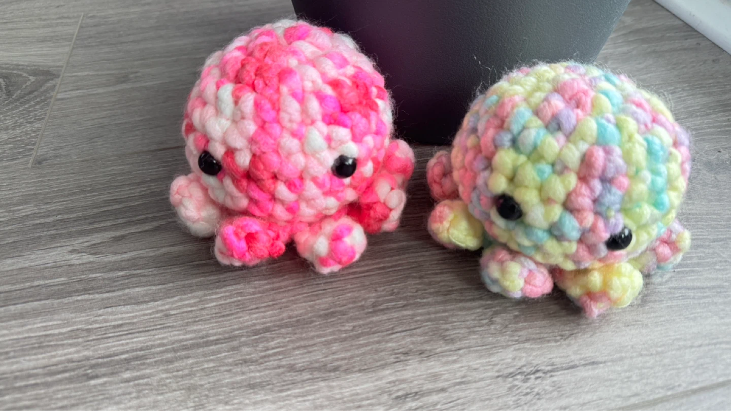 Handmade Crochet Octopus Plushie Toy