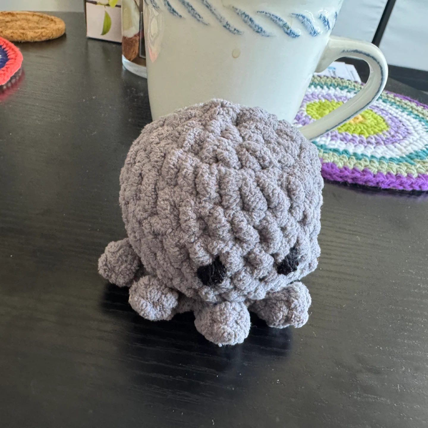 Handmade Crochet Octopus Plushie Toy - photo 4