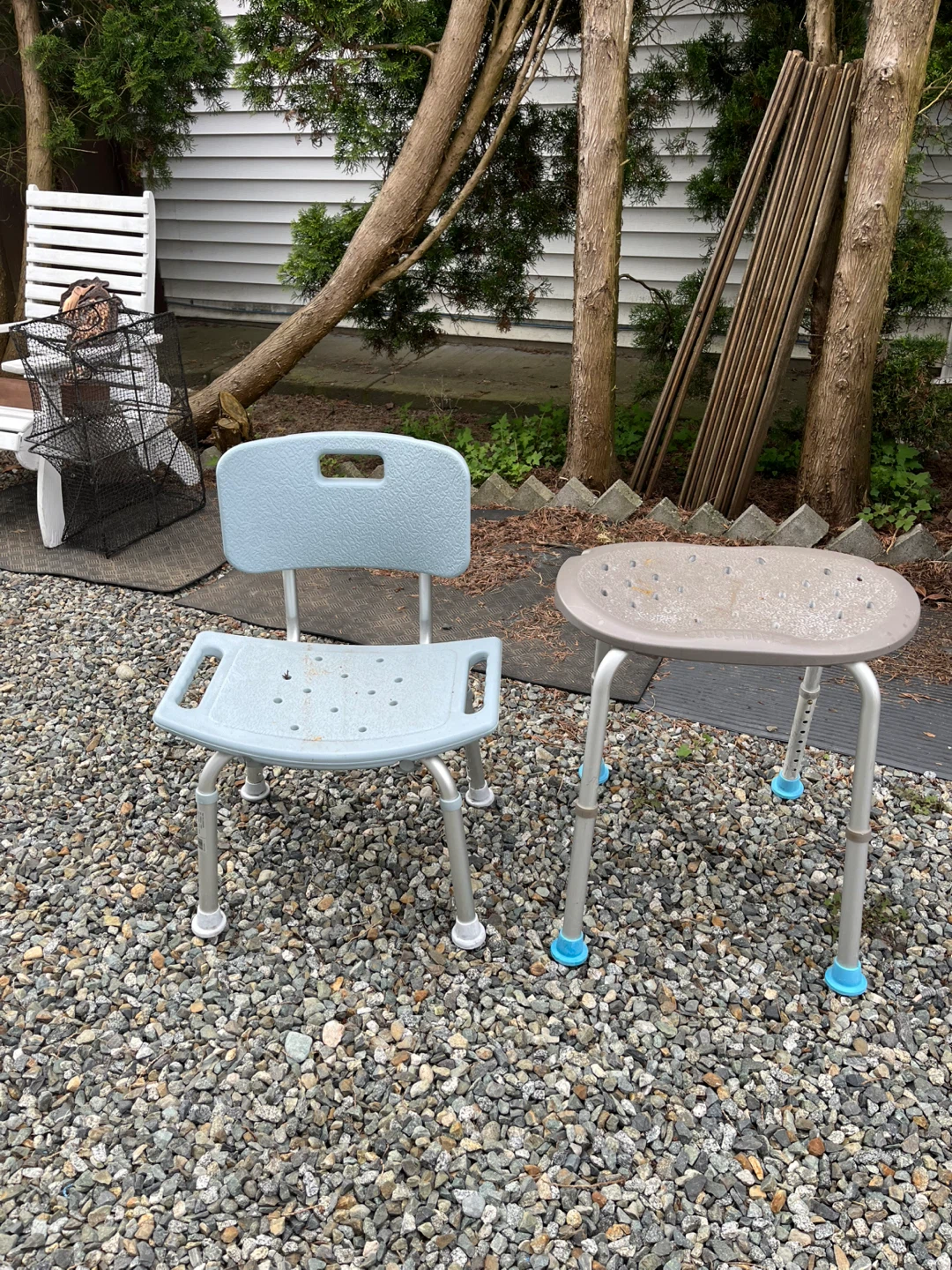 Shower Chair and Bath Stool Set - photo 2