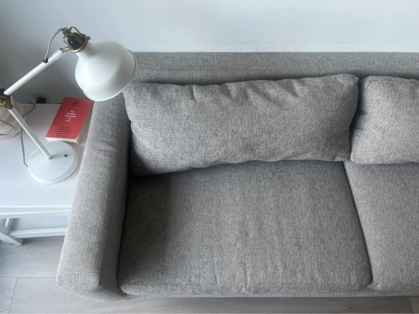 West Elm Eddy Sofa – 3 seater, light grey - photo 3