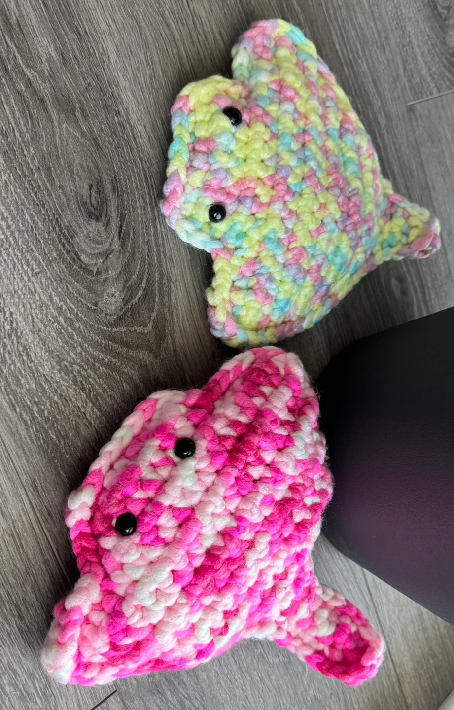 Crocheted Stingray Plushie Toy - photo 4