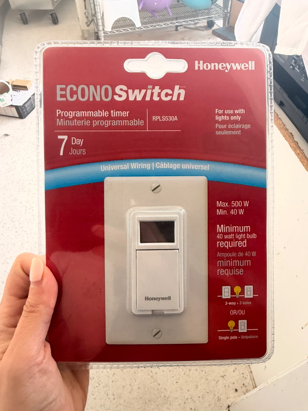 Honeywell ECONOSwitch Programmable Timer 7-Day
