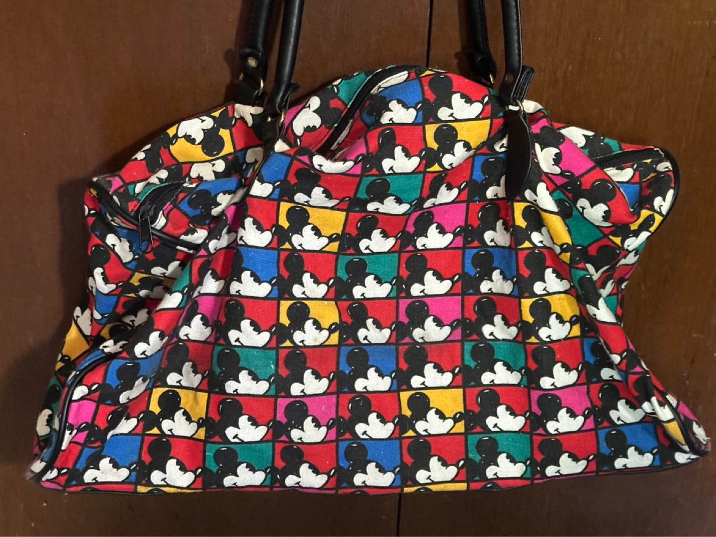 Vintage Mickey & Co Larg Tote Bag Mickey Mouse Disney - photo 3