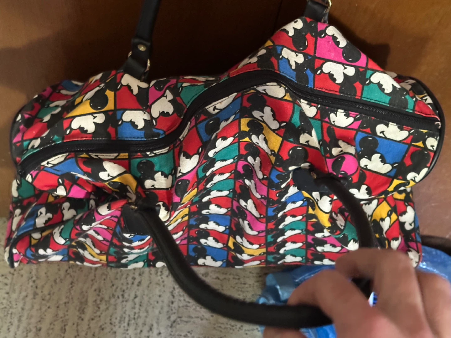 Vintage Mickey & Co Larg Tote Bag Mickey Mouse Disney - photo 4