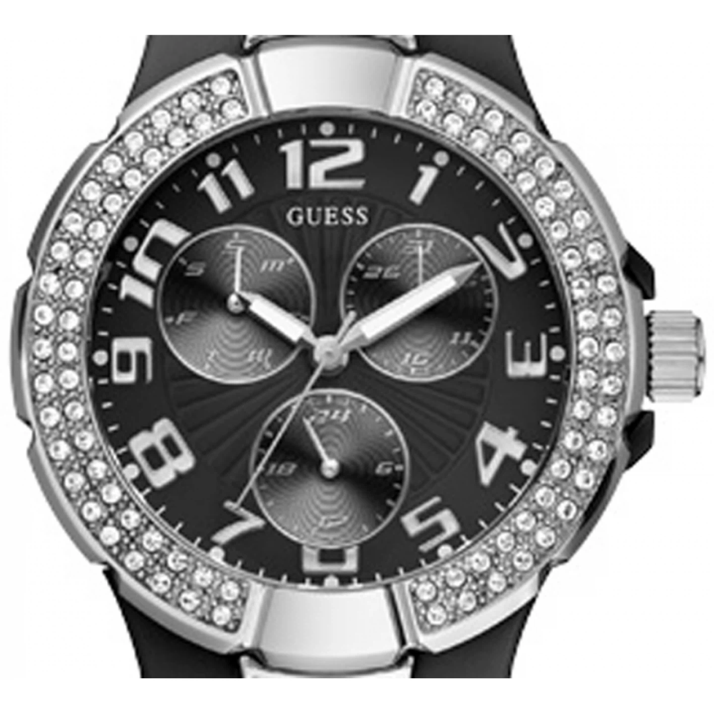 Guess Ladies Watch Prism - Black with Rhinestones - never worn - photo 3