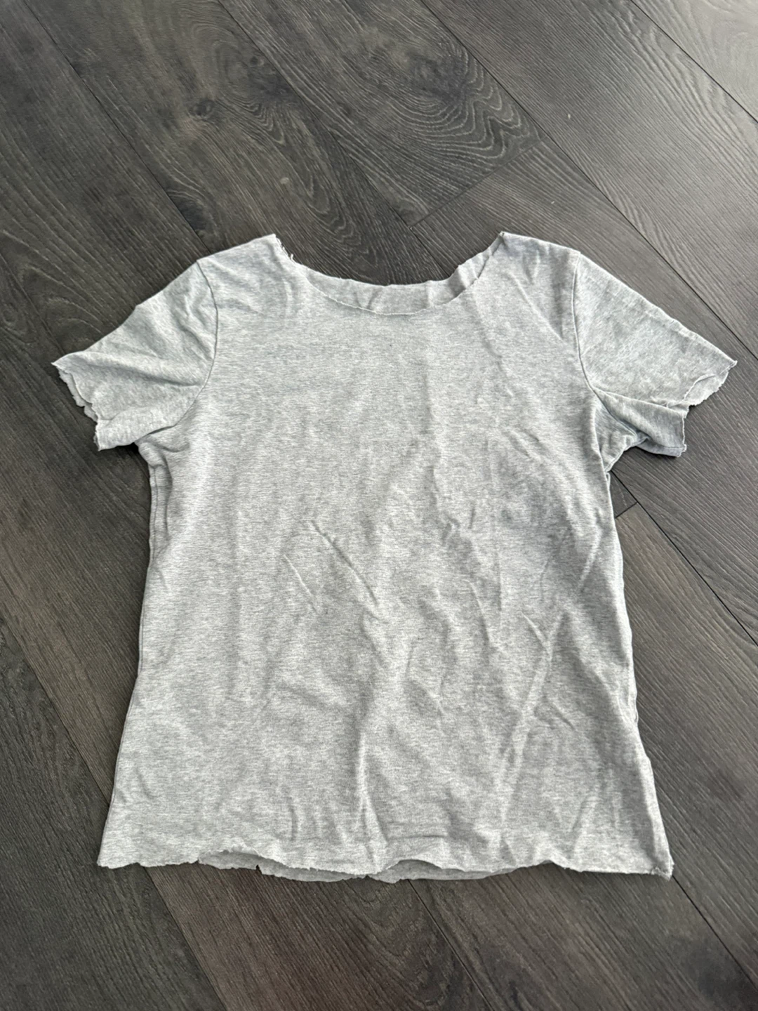 Cropped Grey T-Shirt