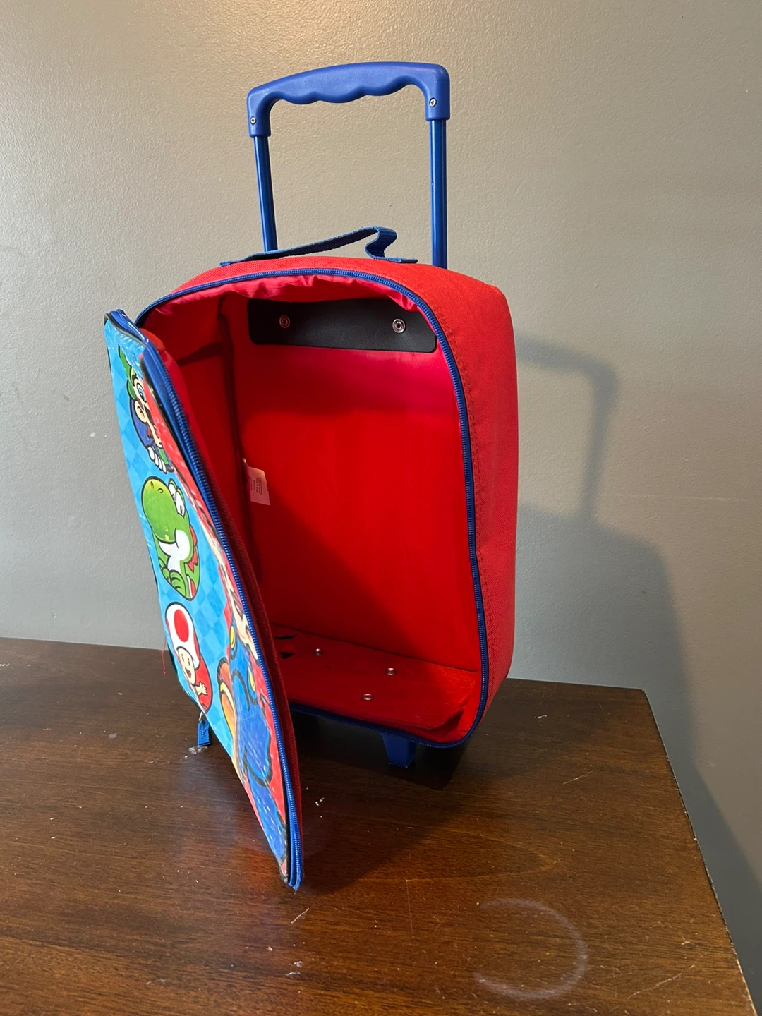 Kids Mario and Luigi Rolling Luggage Suitcase - photo 2