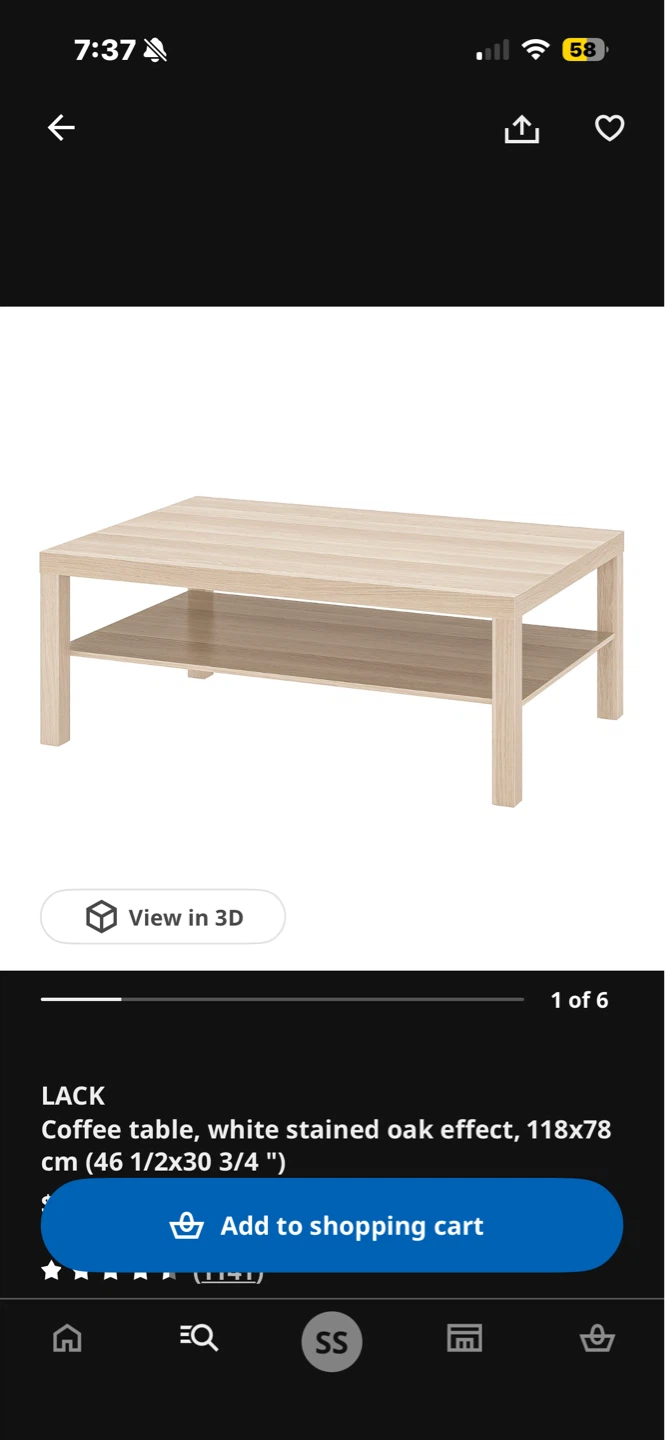 IKEA LACK Coffee Table - Brand new