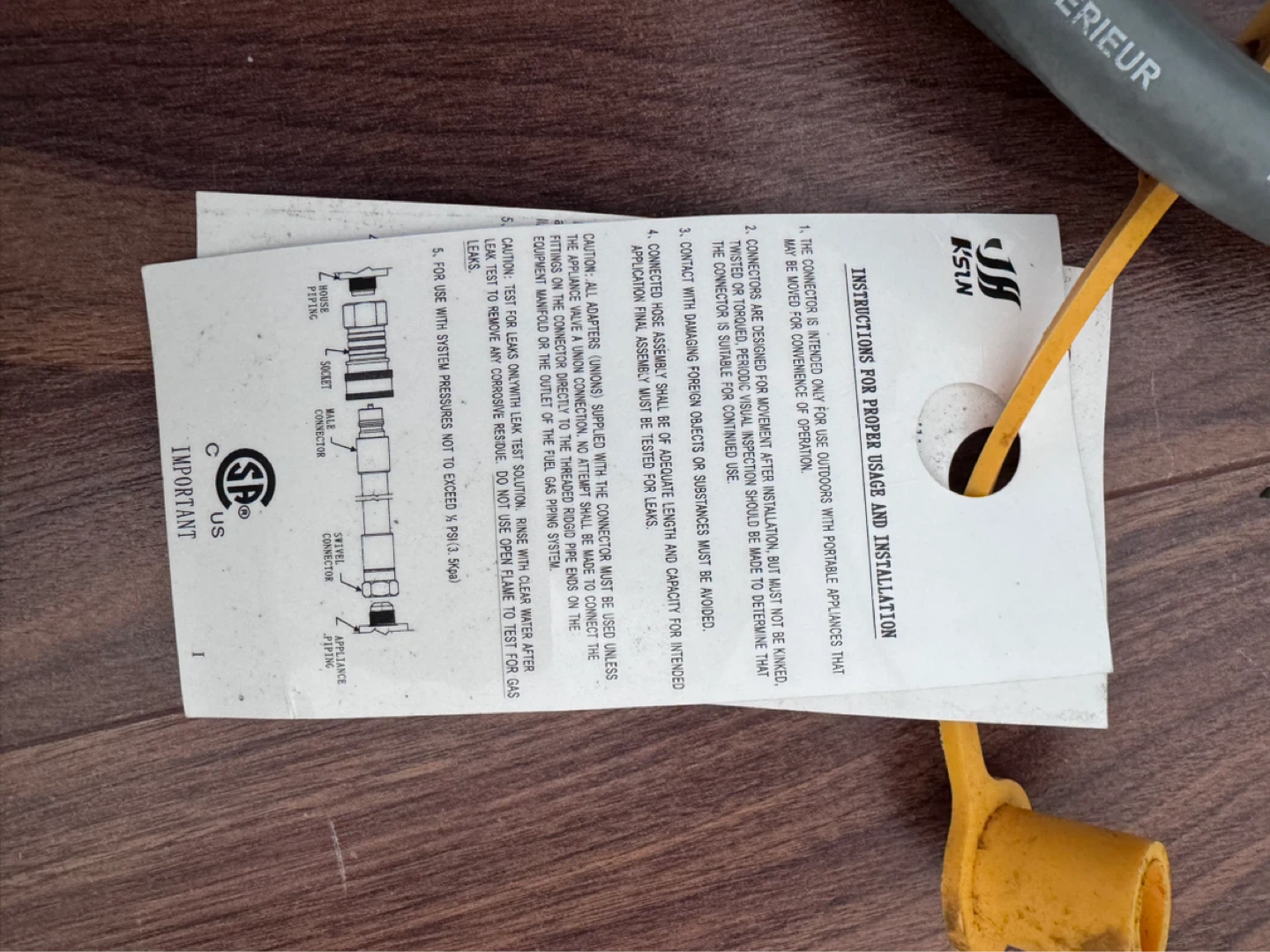 KSUN Outdoor Natural Gas Hose - 3/8" - photo 3