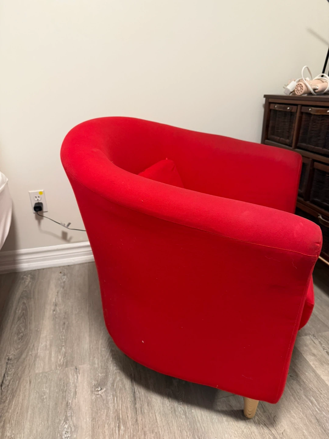 Red Accent Chair - photo 2